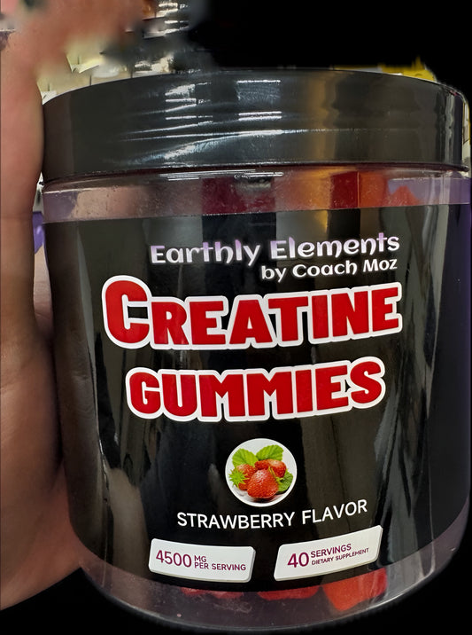 Creatine gummies strawberry flavour